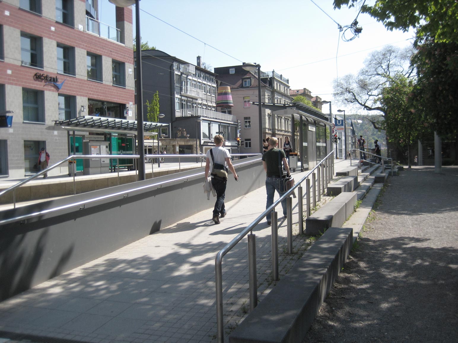 Übergang zum Eugensplatz